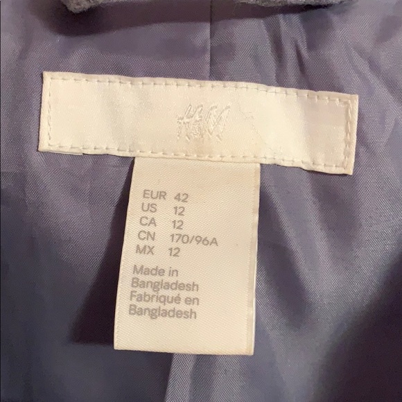 Grey Pea Coat! - Picture 2 of 3